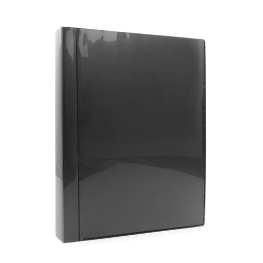 Bantex Fixed Insert Spine Display Books PP A4 20 Pockets Black