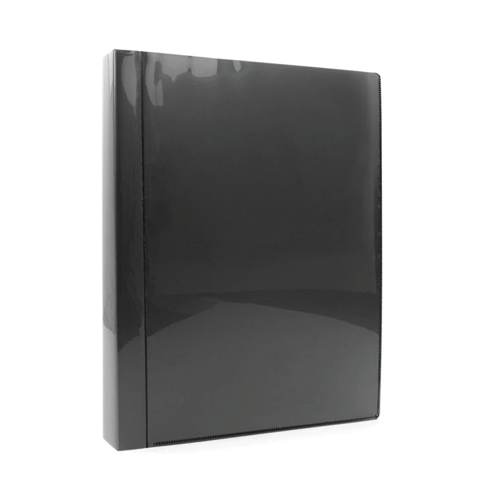 Bantex Fixed Insert Spine Display Books PP A4 20 Pockets Black