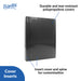 Bantex Fixed Insert Spine Display Books PP A4 20 Pockets Black