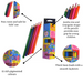 Belgrave Coloured Pencils Triangular Jumbo Wood Pack 12 Assorted