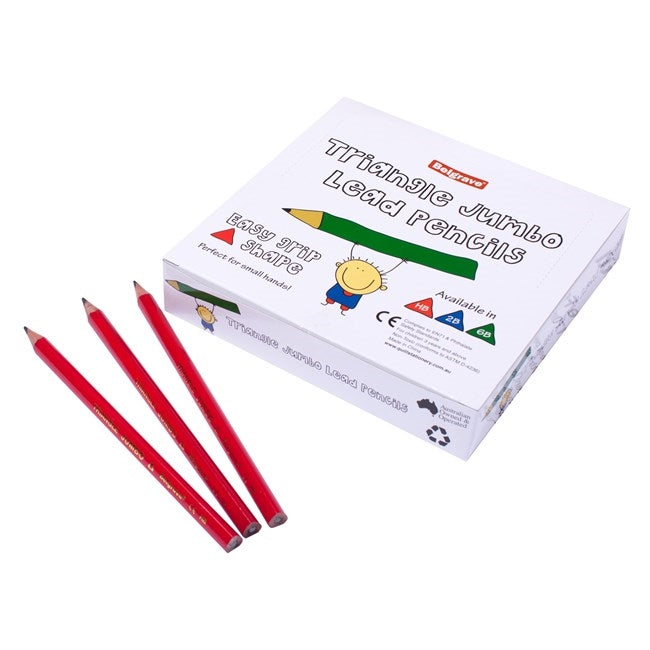 Belgrave Pencil Triangular Jumbo Wood HB Pack 72 Graphite