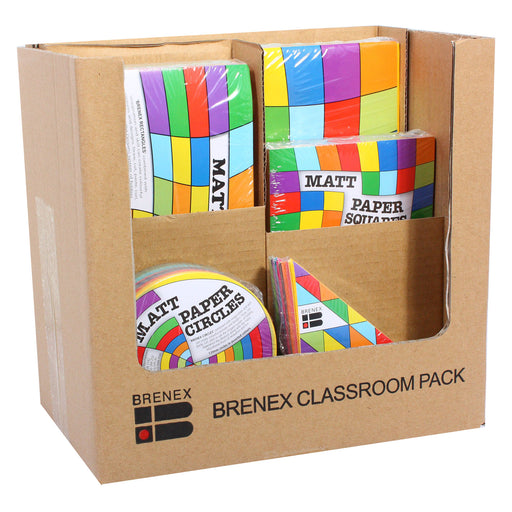 Brenex Classroom Pack Matte 1800 Sheets Assorted