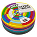 Brenex Matte Circles 180mm Diameter Single Sided 500 Sheets Assorted