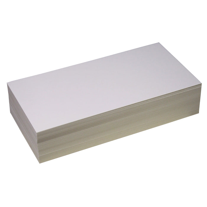 Quill Flash Cards Blank 300gsm 103 x 203mm Pack 100 White