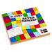Brenex Fluoro Squares 127 x 127mm Single Sided 100 Sheets Assorted