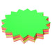 Brenex Fluoro Starburst 150mm Diameter Single Sided 60 Sheets Assorted