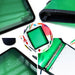 Bantex Translucent Zipper Binder PP A4 3O Ring 25mm Green