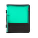 Bantex Zipper Binder Folio w/zip pouch PP A4 2O Ring 25mm Green