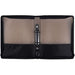Bantex Zipper Binder Folio w/zip pouch PP A4 2O Ring 25mm Smoke