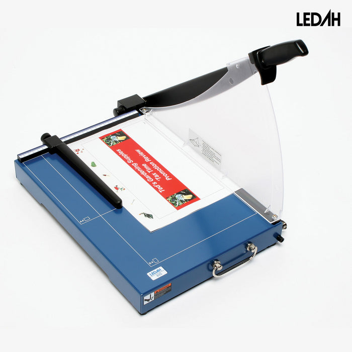 Ledah A4 Home Guillotine 10 Sheet Capacity Blue