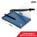 Ledah A4 Professional Guillotine Metal Base 20 Sheet Capacity Blue
