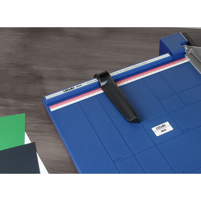 Ledah A3 Home Guillotine 10 Sheet Capacity Blue
