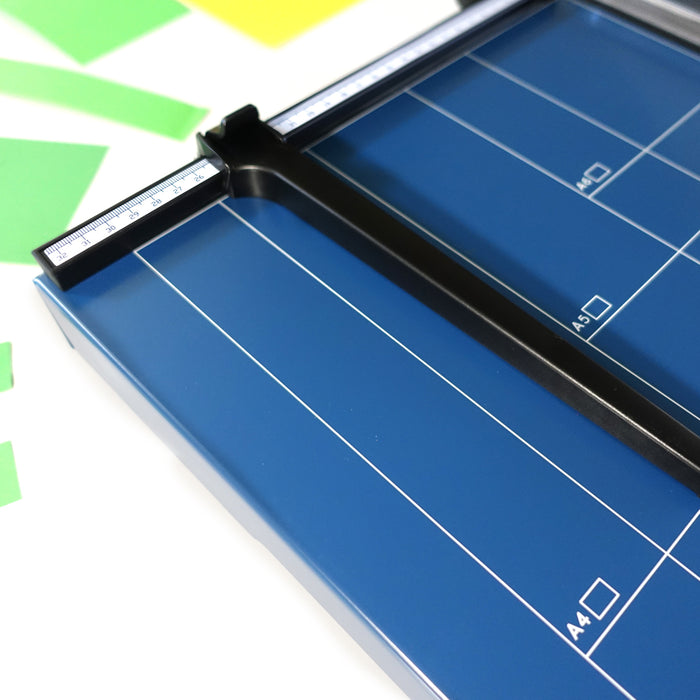 Ledah A3 Professional Guillotine Metal Base 20 Sheet Capacity Blue