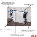 Ledah A0 Professional Trimmer Metal Base 7 Sheet Capacity Blue