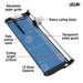 Ledah A2 Professional Trimmer Metal Base 12 Sheet Capacity Blue