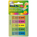 Stick On Flags Sign Here 12mm x 45mm 5 Pads x 30 Sheets Assorted