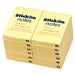 Stick On Notes 50mm x 76mm 12 Pads x 100 Sheets Yellow