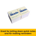Stick On Notes 76mm x 76mm 12 Pads x 100 Sheets Yellow