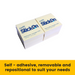Stick On Notes 76mm x 76mm 12 Pads x 100 Sheets Yellow
