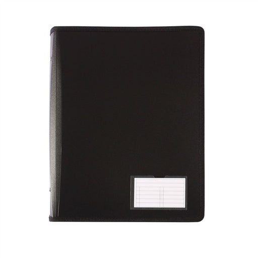 Bantex Zipper Binder A4 2D Ring 25mm Black