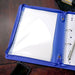 Bantex Zipper Binder A4 2D Ring 25mm Blueberry