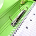 Bantex Zipper Binder A4 2D Ring 25mm Lime