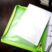 Bantex Zipper Binder A4 2D Ring 25mm Lime