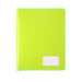 Bantex Zipper Binder A4 2D Ring 25mm Lime