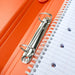 Bantex Zipper Binder A4 2D Ring 25mm Mango