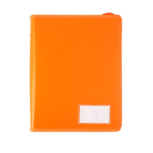 Bantex Zipper Binder A4 2D Ring 25mm Mango