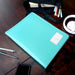 Bantex Zipper Binder A4 2D Ring 25mm Green