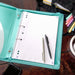 Bantex Zipper Binder A4 2D Ring 25mm Green