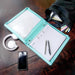 Bantex Zipper Binder A4 2D Ring 25mm Green