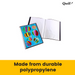 Quill Fixed Insert Display Books PP A2 20 Pockets Black