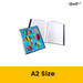 Quill Fixed Insert Display Books PP A2 20 Pockets Black