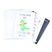 Bantex Gusset Document Wallet PP A4 Button Closure Clear