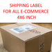 100 × 150 MM Direct Thermal Labels – Shipping & Courier Barcode Labels (Pack of 50)