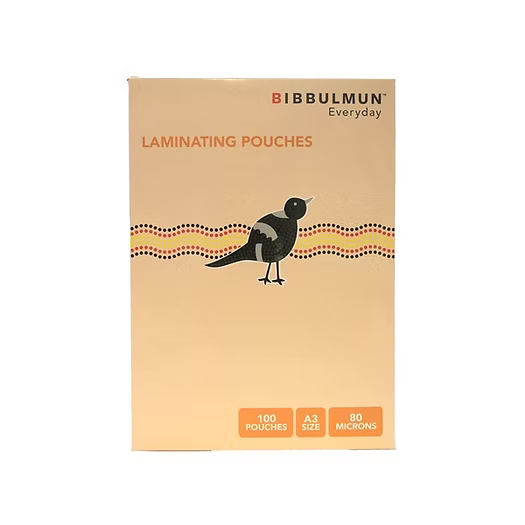 Bibbulmun Laminating Pouches A3 – 100 Micron, Pack of 100
