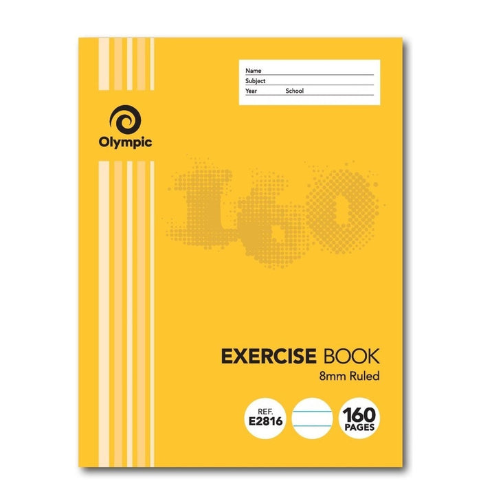 Olympic Exercise Book 225x175mm 160 Page 8mm