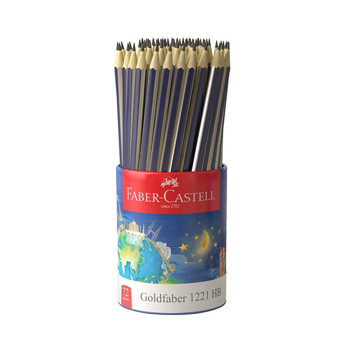 Faber-Castell Goldfaber Graphite Pencils HB - Tin Cup of 72
