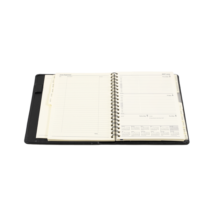 2027 Calendar Year Diary/Planner - 12 Month Executive Week to View - Hard Cover - Collins Elite