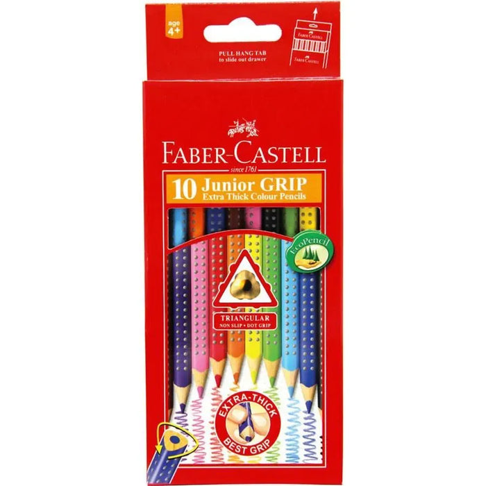 Faber Castell Junior Colour Pencil Asstorted (10 pk)