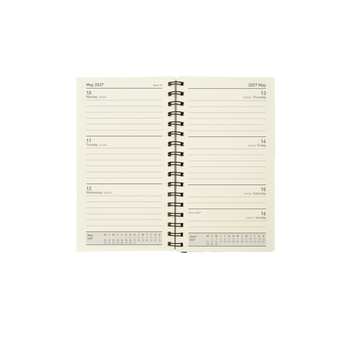 2027 Calendar Year Diary/Planner - 12 Month Pocket Week to View - Refill - Collins Elite Range
