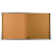Visionchart BeNoticed Sliding Door Cork Pinboard 1800 x 1200mm SGCC4