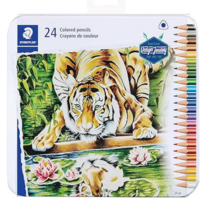 Staedtler Coloured Pencils Tin of 24