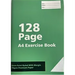 Premier 128 Page A4 Exercise Book 8mm Feint Ruled with Margin