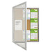 Visionchart TX Weather Resistant Notice Case Cork 820 x 1080mm