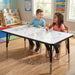Creative Kids Height Adjustable Table Legs Set 500-750mm Black ETB-LEG