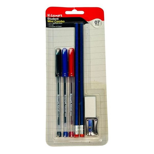 Luxor Student Mini Combo – 7 Pieces School Stationery Set