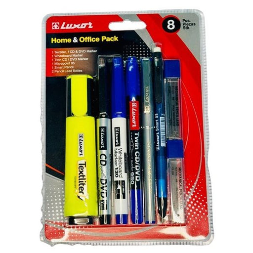 Luxor Home & Office Pack – 8 Pieces Stationery Set